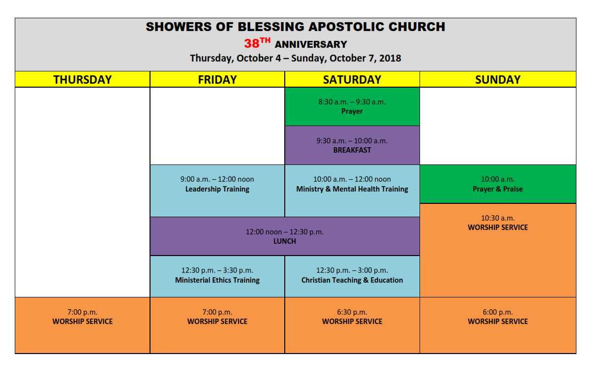 Showers of Blessing Church "Hear O Isreal, the Lord our God is one Lord…"